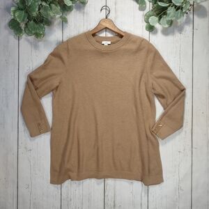 J. Jill Silk & Wool Blend Crewneck Sweater LP